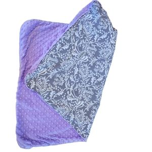 Car seat canopy purple and gray